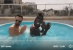 watch video white guy dancing to akwaaba song