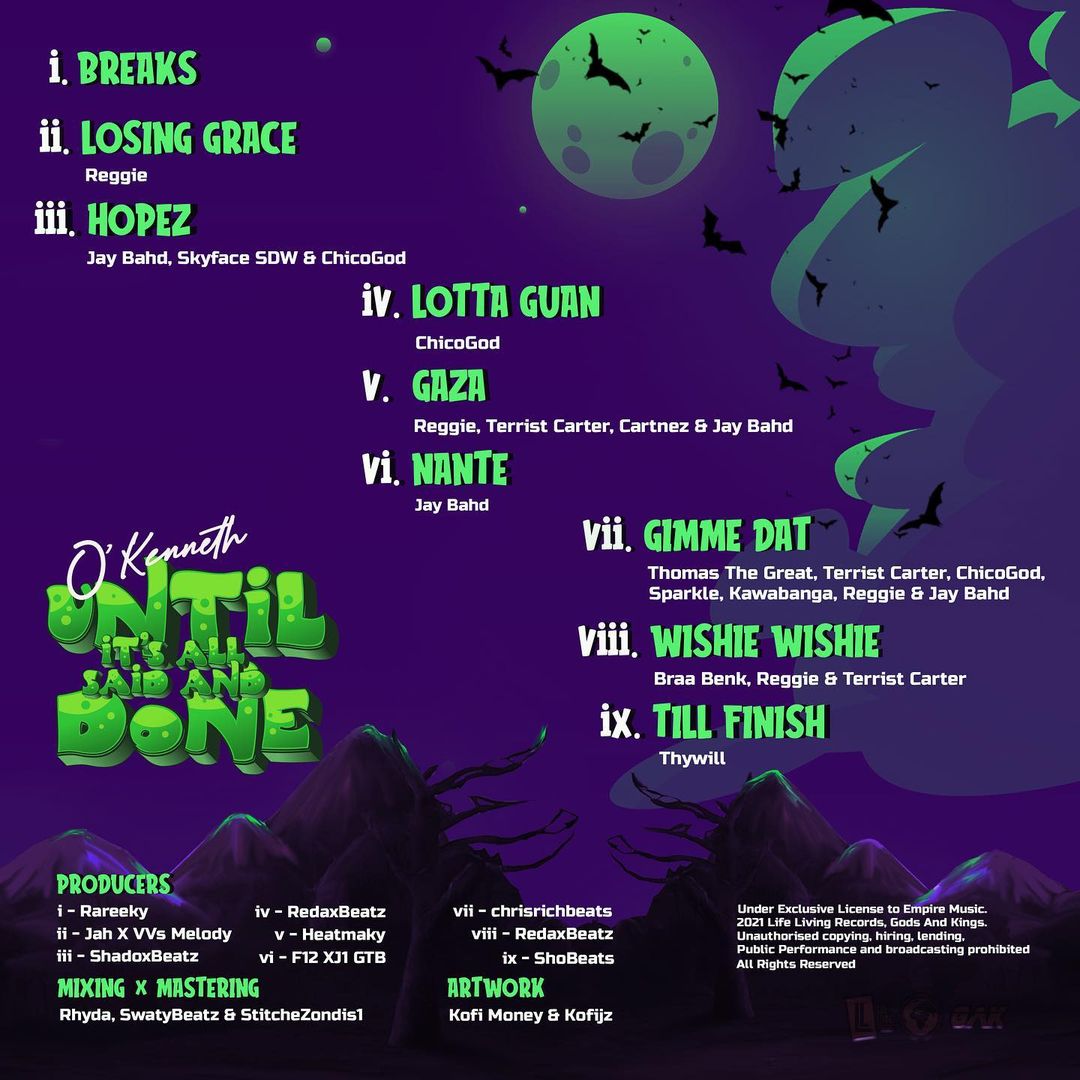 Until It’s All Said and Done EP by O’Kenneth (Full Album)