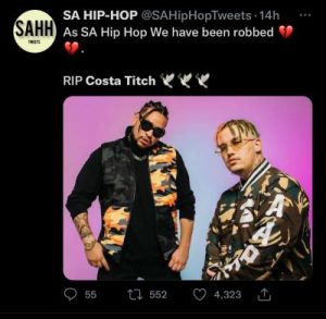 social media reacts to the tragic news